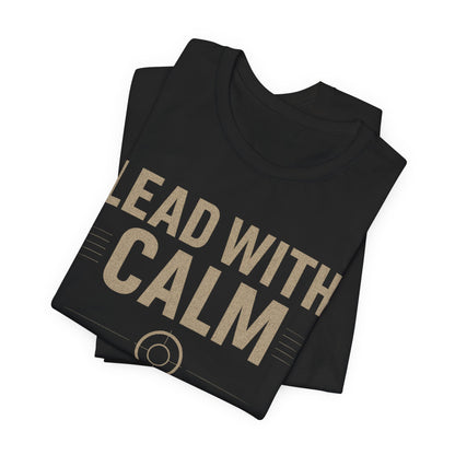 Lead With Calm – Legacy Reboot | Premium Unisex Tee – Bella + Canvas 3001, Motivational Shirt