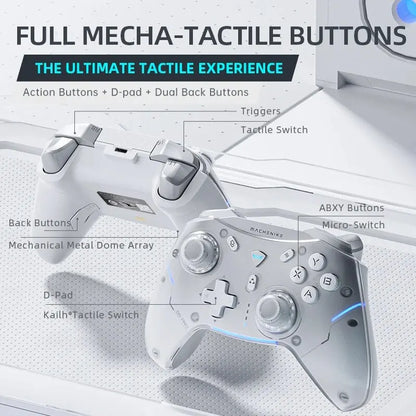 Machenike G5 Pro Wireless Gaming Controller – Hall Effect Joysticks, Mecha-Tactile Triggers, Multi-Platform (PC/Switch/Android/iOS)
