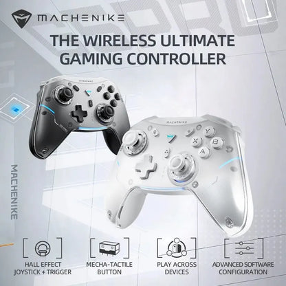 Machenike G5 Pro Wireless Gaming Controller – Hall Effect Joysticks, Mecha-Tactile Triggers, Multi-Platform (PC/Switch/Android/iOS)