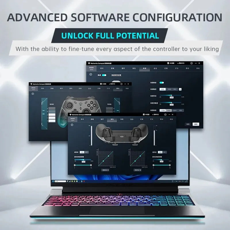 Machenike G5 Pro Wireless Gaming Controller – Hall Effect Joysticks, Mecha-Tactile Triggers, Multi-Platform (PC/Switch/Android/iOS)