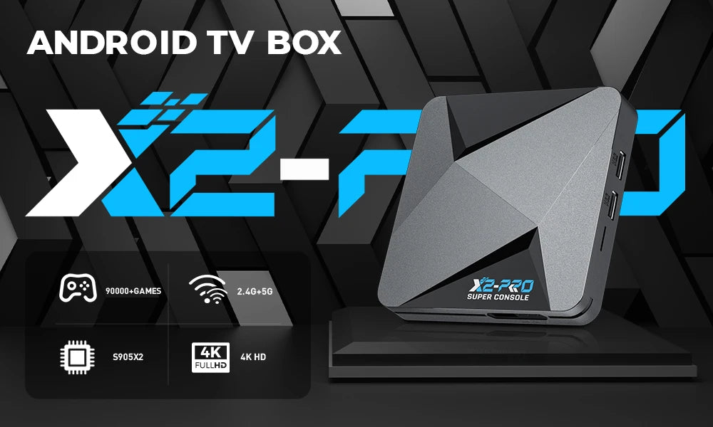KINHANK Super Console X2 Pro Retro Gaming Console | 37,000+ Games | Dual Wireless Controllers | Plug & Play